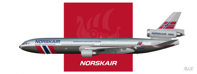 Norskair | 1977 | McDonnell Douglas MD 11 Norskair | 1977 | McDonnell Douglas MD 11
