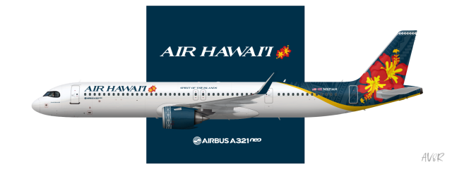 Air Hawaii | Airbus A321neo | 2016 livery