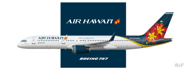 Air Hawaii | Boeing 757-200 | 2016 livery