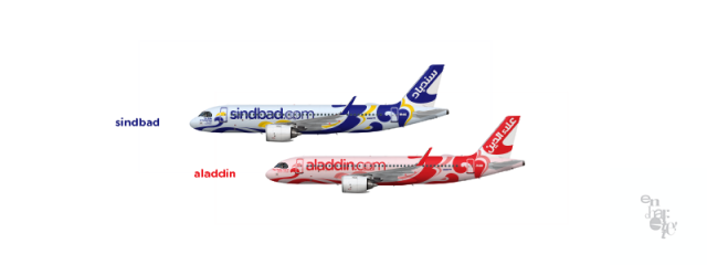 Sindbad & Aladdin, Airbus A320neo's, 9K-AAE & JY-AAW