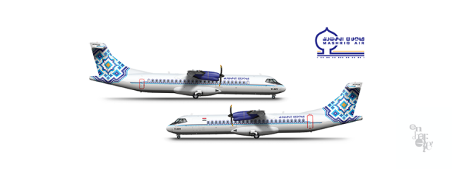 Mashriq Air طيران المشرق, ATR 72-600, YI-MIY Mashriq Air طيران المشرق, ATR 72-600, YI-MIY