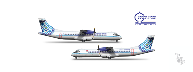 Mashriq Air طيران المشرق, ATR 72-600, YI-MIY