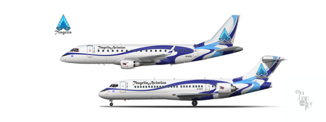 Tengriin Aviation, Embrarer E175 & COMAC ARJ21-700, JU-1231 & JU-1034