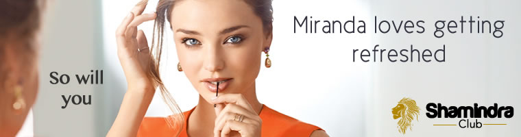 Shamindra Club Miranda Kerr Banner 7 (Refreshment)