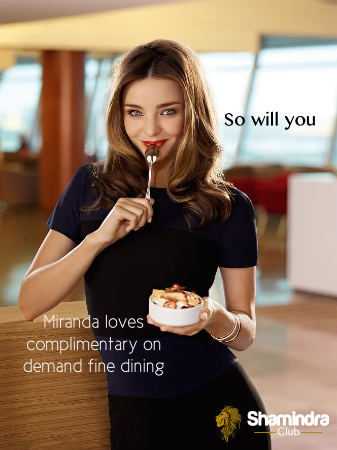 Shamindra Club Miranda Kerr Banner 4 (Fine Dining)