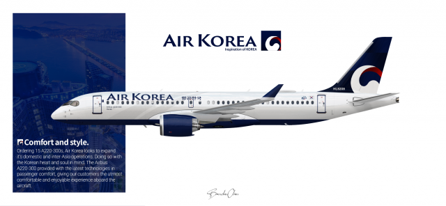 Air Korea | Airbus A220-300 | HL8209