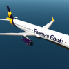 Thomas Cook A321 climbing over the Aegean Sea on it's way to Cardiff