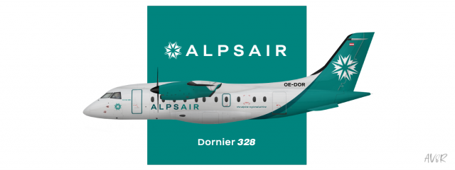 Alps Air | Dornier 328 | 2016 livery