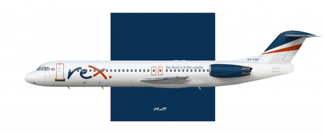 REX Fokker 100