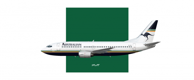 Australian Airlines Boeing 737-376