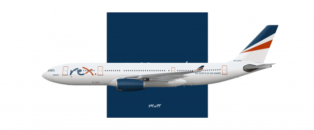 REX Airbus A330-243 REX Airbus A330-243