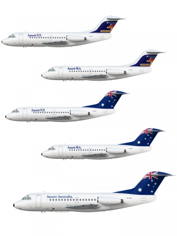 FKF, an Ansett F28 history FKF, an Ansett F28 history