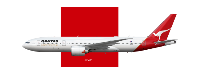 Qantas 777-238LR