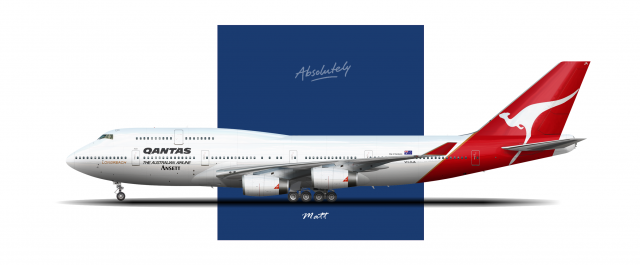 Qantas Boeing 747-438 - Ansett Australia Lease