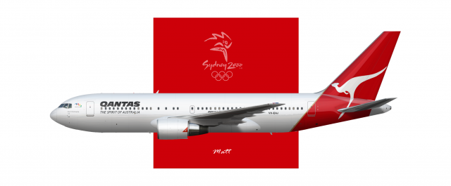 Qantas 767-238ER - Sydney 2000 Candidate City