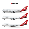 Qantas Airways Limited VH-EBA Spirit of Australia poster