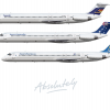 Ansett Australia MD-80 liveries