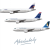 Ansett A320-211 Livery Poster