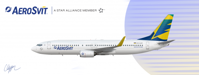AeroSvit Redesigned | Boeing 737-800