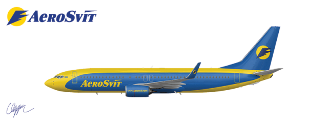 AeroSvit - Ukrainian Airlines | Boeing 737-800