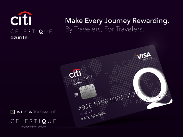 Citi Celestique Azurite+ Credit Card