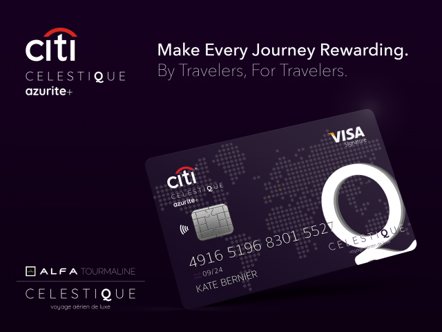 Citi Celestique Azurite+ Credit Card Citi Celestique Azurite+ Credit Card