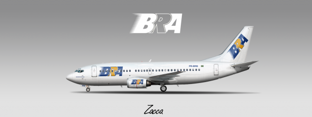 2004, BRA Transportes Aéreos - Boeing 737-300 (PR-BRB)