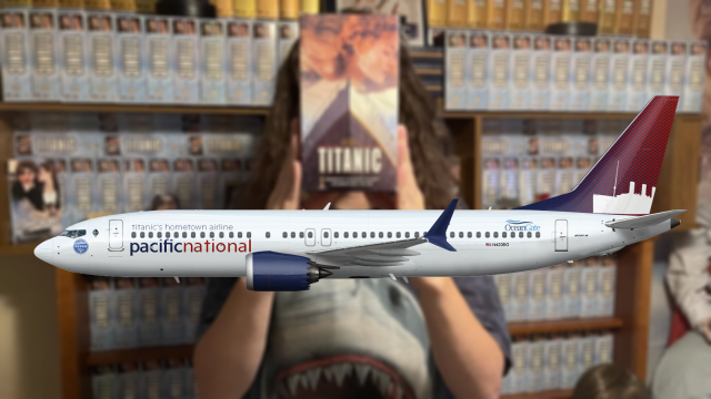 pacificnational Boeing 737-8 'Titanic's Hometown Airline'