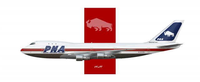 Pacific Northwest Airlines Boeing 747-100