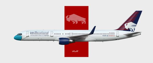 pacificnational Boeing 757-200W Maskup America livery