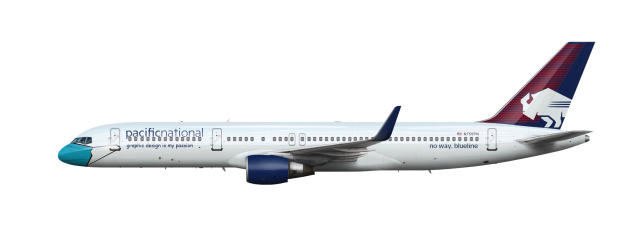 pacific national Boeing 757-200W graphic design is my passion