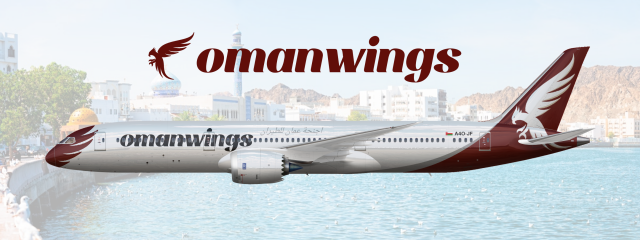 Omanwings | Boeing 787-9 | A4O-JF | 2017-present