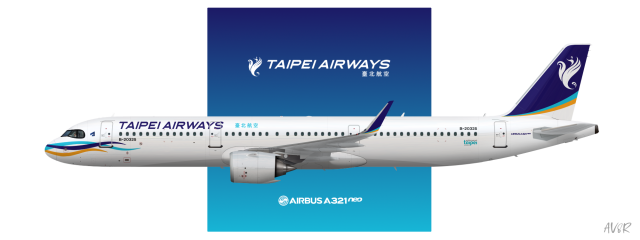 Taipei Airways | Airbus A321neo | 2016 livery