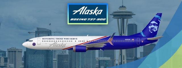 Alaska Airlines 737-900ER “Honor those who serve” N265AK