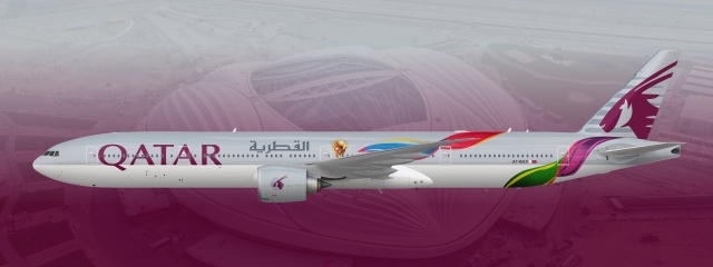 Qatar Airways 777-300ER «World Cup 2022 livery»