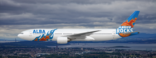 ALBA 777-200 - Glasgow Rocks