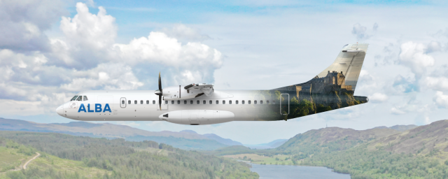 ALBA ATR 72 - Edinburgh Castle ALBA ATR 72 - Edinburgh Castle