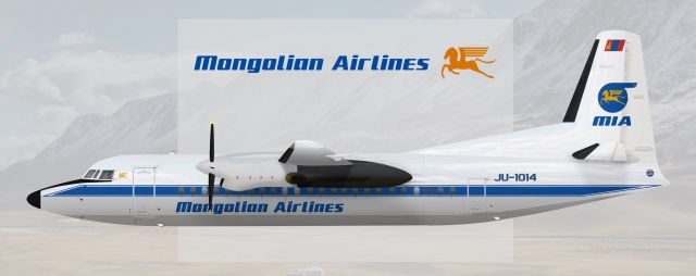 MIA Mongolian Fokker 50