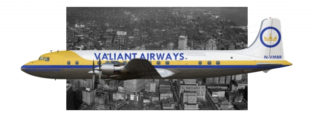 Valiant Airways Livery 1950-1960