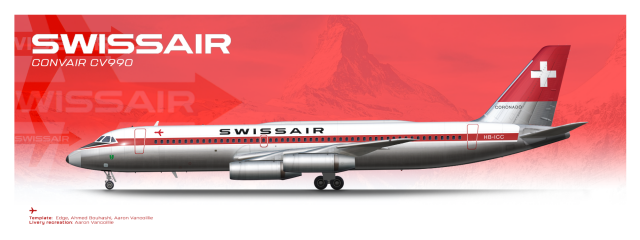 Convair CV990 Coronado - Swissair
