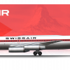 Convair CV990 Coronado - Swissair