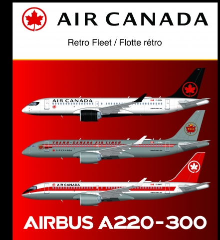 Air Canada - Retro Fleet - Airbus A223