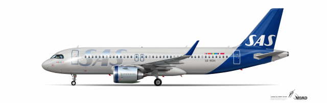 Airbus A320 251N SAS New Livery 2019 SE ROH