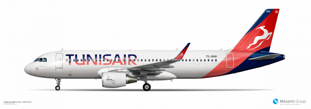 Airbus A320-214CFMSL Tunisair "Relevance Livery" - TS IMW