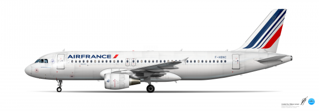 Airbus A320-214CFM Airfrance F-HBNC