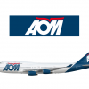 AOM French Airlines logo and livery