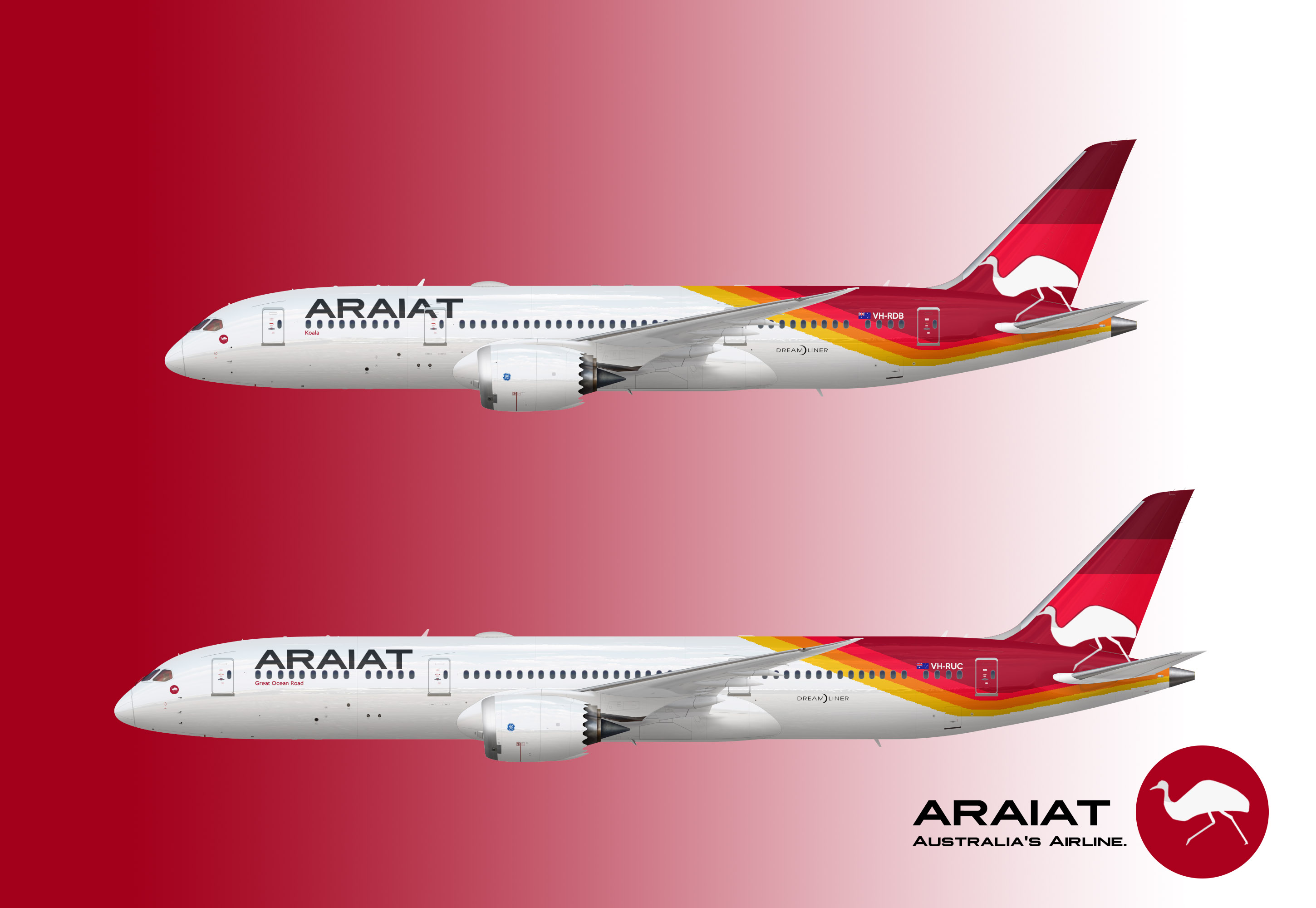Boeing 787 ARAIAT Poster ZYX Brands By Rigel Gallery Airline