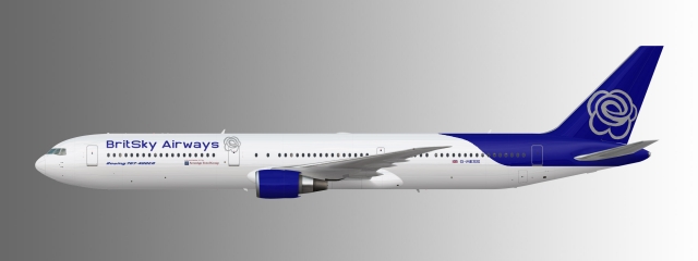 Boeing 767-400ER BritSky Boeing 767-400ER BritSky