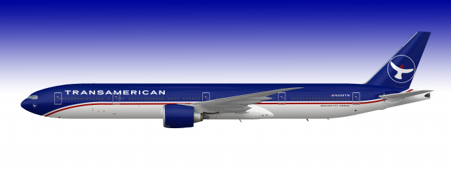 Boeing 777-300ER TransAmerican Airlines Concept 1