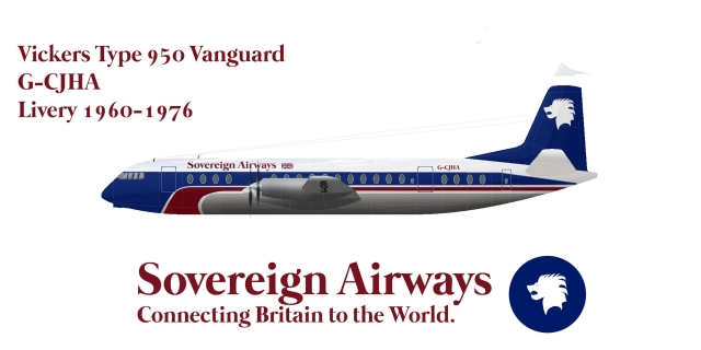 Vickers Vanguard Sovereign Airways Vickers Vanguard Sovereign Airways